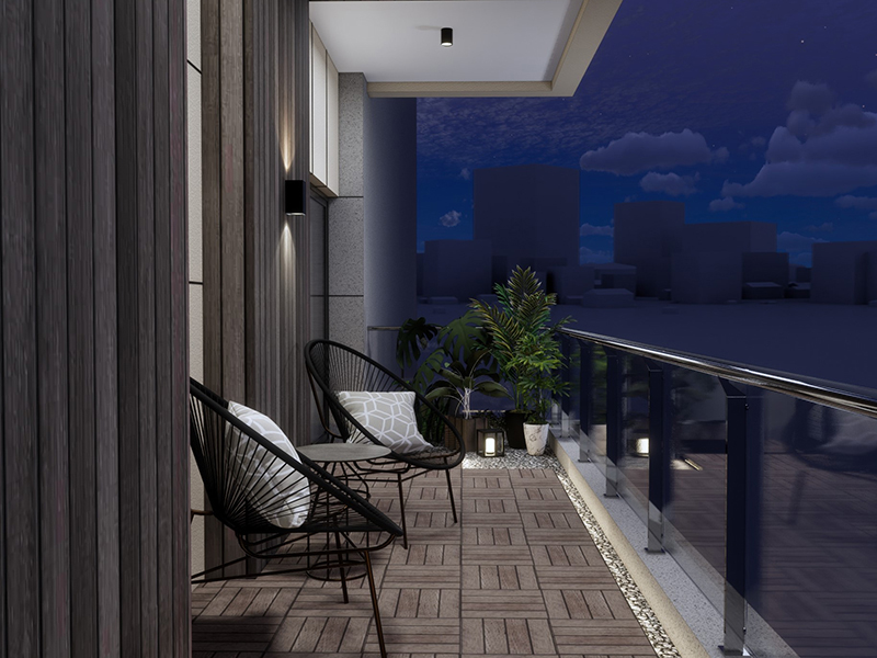 6平陽臺(tái)裝修 鄭州市鴻盛新城美式鄉(xiāng)村風(fēng)格 室內(nèi)局部裝修效果圖