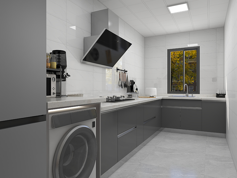 134㎡太原錦澤苑三居室裝修 歐式風格客廳餐廳翻新 廚衛(wèi)改造案例