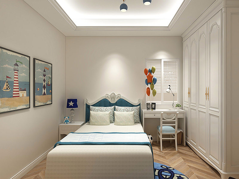 三居室現(xiàn)代簡約風(fēng)格 蘇州獨(dú)墅西岸客廳裝修 臥室吊頂墻板安裝