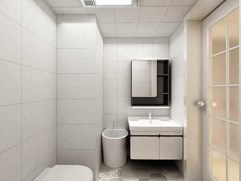 青島青鐵華潤城 94㎡三居現(xiàn)代簡約風格 全屋裝修設計效果圖