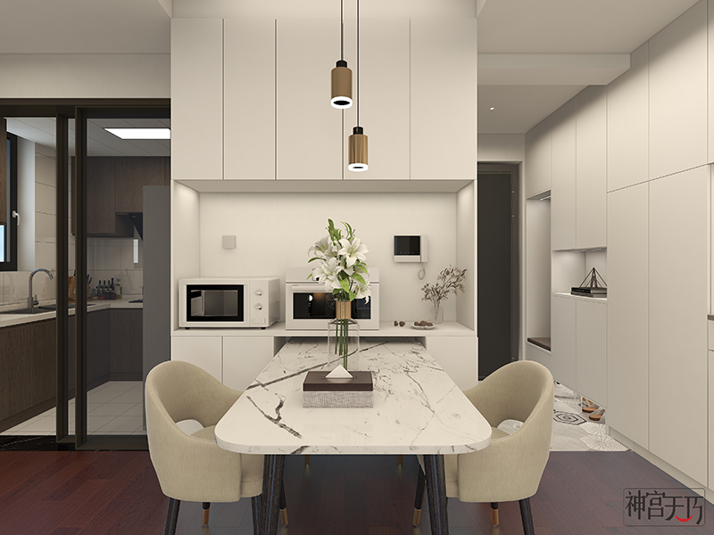  客餐廳裝修硅藻泥可以嗎？重慶餐廳墻面翻新多少錢一平？(圖3)