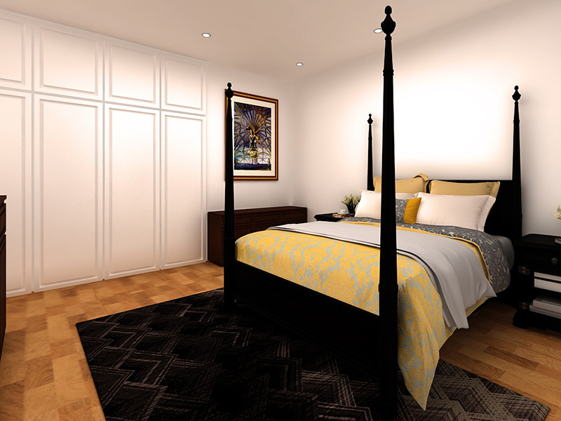 重慶二手房臥室裝修如何設(shè)計(jì)(圖4) 重慶二手房臥室裝修如何設(shè)計(jì)(圖4)