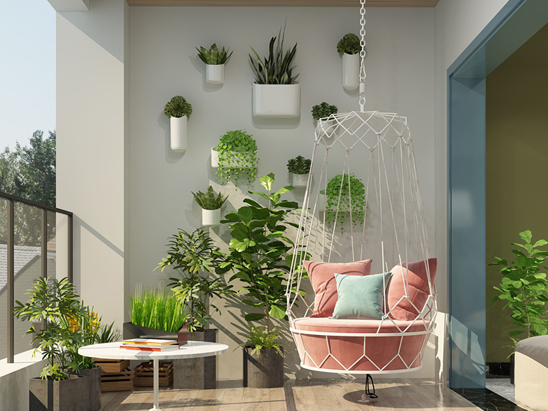 天津二手房陽臺裝修，怎么才實用又好看(圖4)