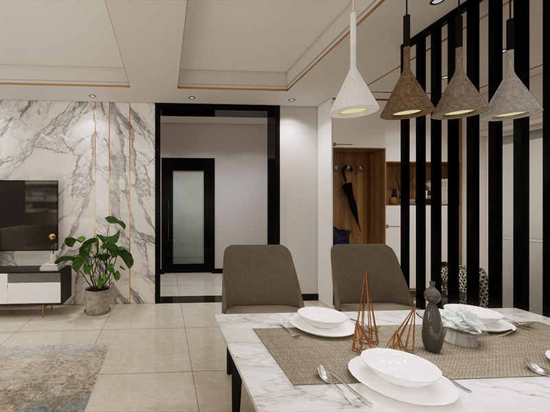 進(jìn)門玄關(guān)走廊怎么裝修？這些裝修風(fēng)水學(xué)問您了解多少(圖4)