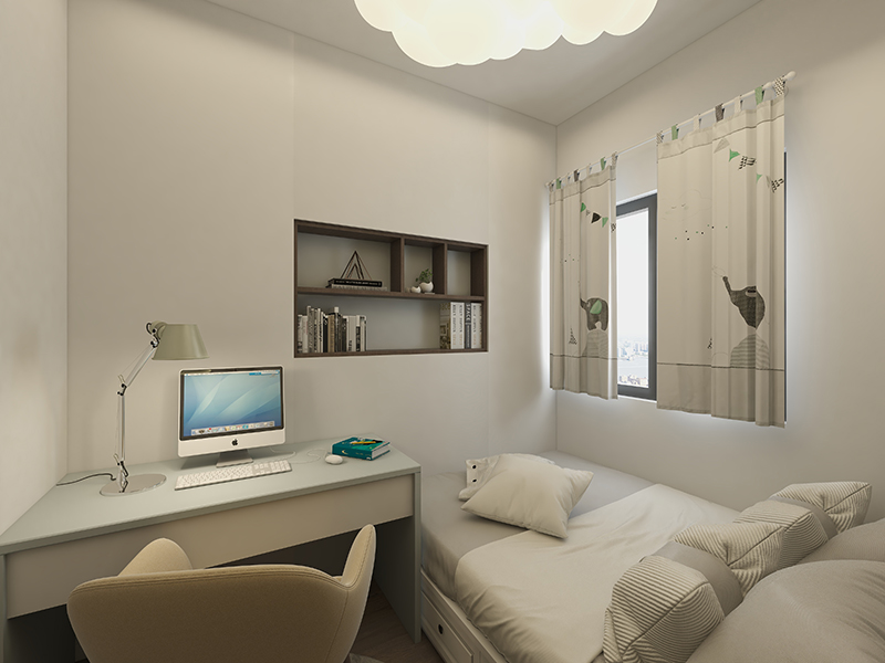 112平精裝房簡(jiǎn)單改造 無(wú)錫融創(chuàng)熙園三期窗簾安裝 臥室翻新設(shè)計(jì)