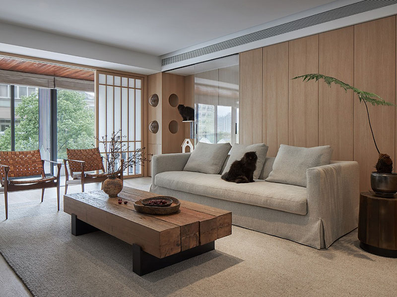 成都新中式出租房翻新案例_成都115平米房子裝修設(shè)計(jì)方案(圖3) 成都新中式出租房翻新案例_成都115平米房子裝修設(shè)計(jì)方案(圖3)