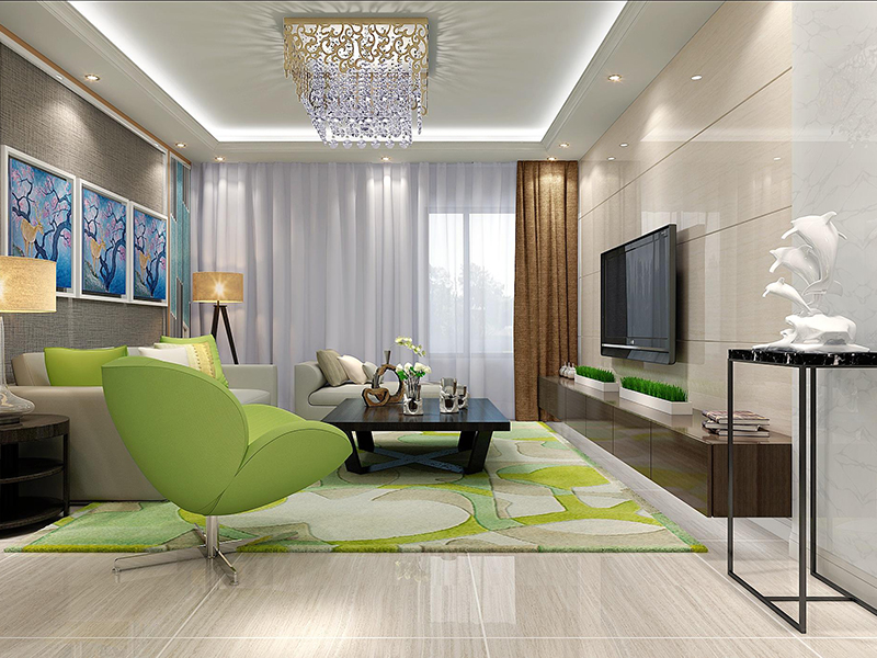 無錫韓式田園舊房屋翻新案例_無錫95平米房子裝修設計方案