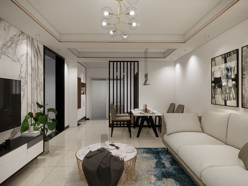 “財(cái)不外露”說得可能就是這種裝修吧！年輕人都喜歡這樣的客廳(圖4)