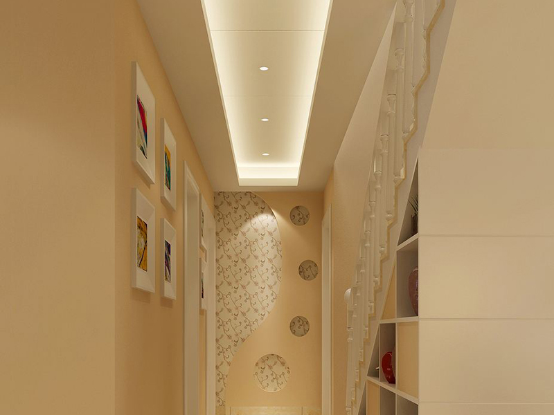 室內(nèi)走廊過道怎么改造好看？千萬別以為過道只能裝筒燈(圖3)