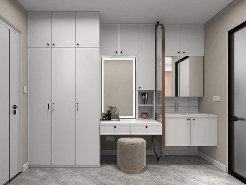 每個(gè)女性都應(yīng)該擁有獨(dú)立衣帽間，這樣裝修的衣帽間太好看了吧！(圖1)