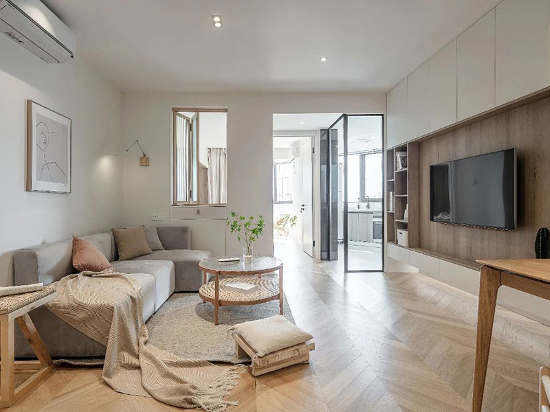 客廳地面裝修選擇地板還是地磚？(圖2)