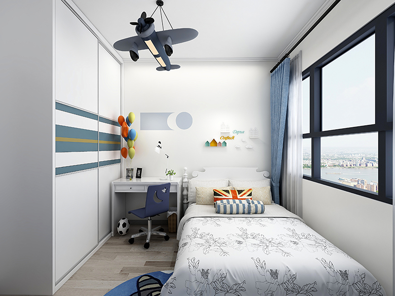 二手房的兒童房怎么裝修才好看？小戶型臥室裝飾設計細節(jié)(圖3)